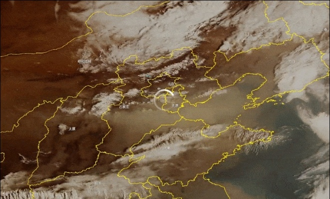 实时气象卫星云图，天穹之眼如何重塑天气预报认知