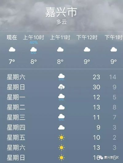 嘉兴未来30天，从梅雨到盛夏的温柔过渡