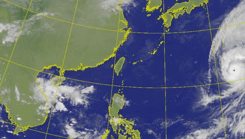 台风实时路径卫星云图，科技之眼，守护风雨中的安宁