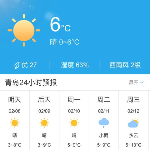 青岛未来10天天气预报及出行指南